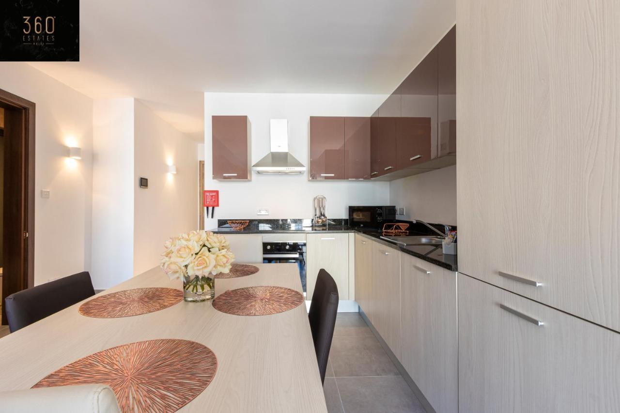 High-End Central Apt With Comfy Bed & Super Wifi By 360 Estates San Gwann Luaran gambar