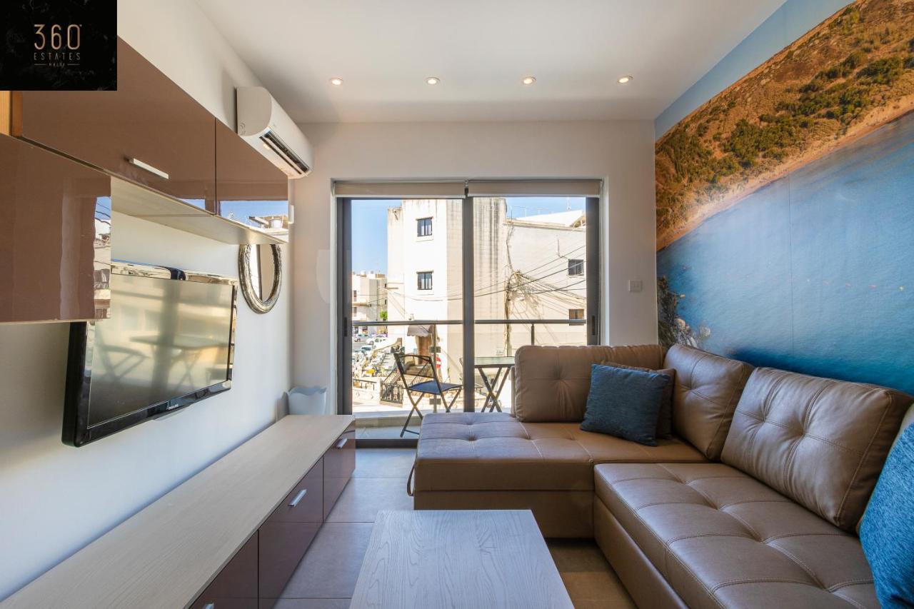 High-End Central Apt With Comfy Bed & Super Wifi By 360 Estates San Gwann Luaran gambar