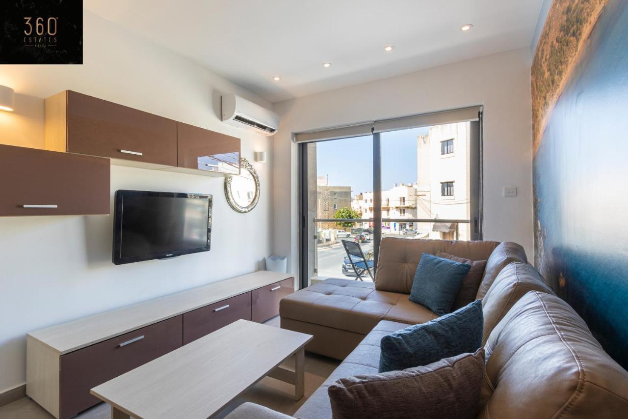 High-End Central Apt With Comfy Bed & Super Wifi By 360 Estates San Gwann Luaran gambar