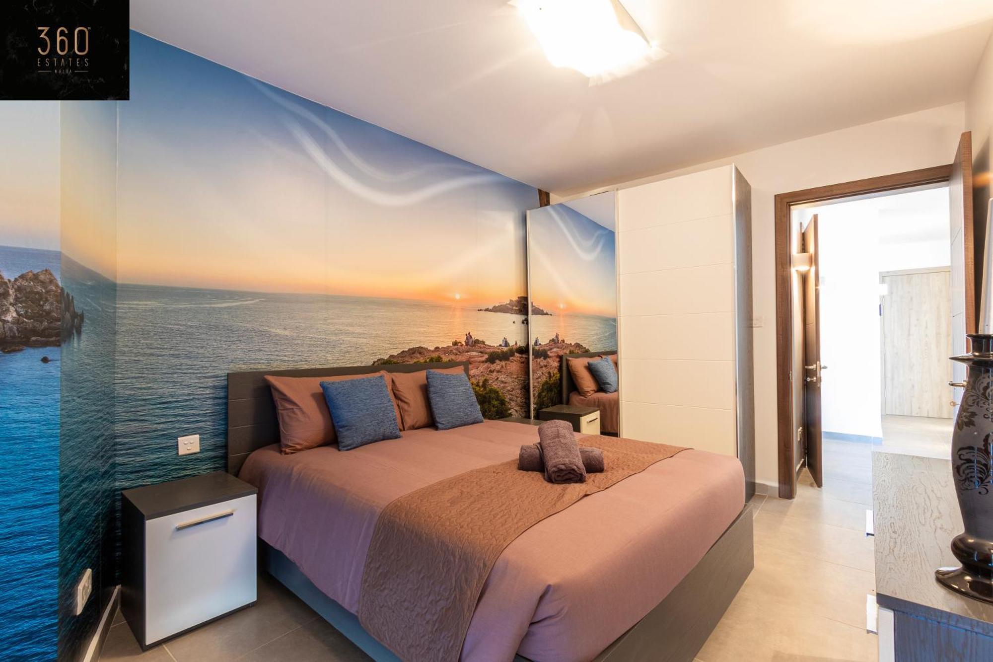 High-End Central Apt With Comfy Bed & Super Wifi By 360 Estates San Gwann Luaran gambar
